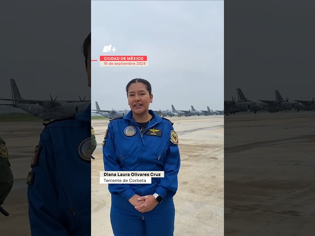 ⁣Logró su sueño de niña: Volar en el Desfile Cívico Militar - N+ #Shorts