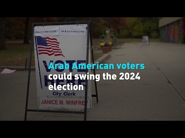 ⁣Arab American voters could swing the 2024 election