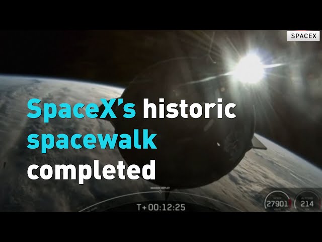 ⁣SpaceX’s Polaris Dawn breaks new ground on spacewalk