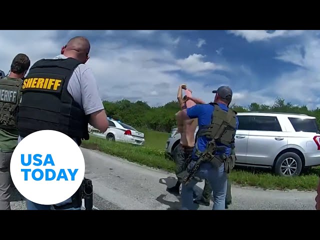 ⁣Bodycam shows arrest of suspected Trump attempted assassin | USA TODAY