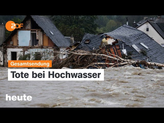 ⁣heute 19:00 Uhr vom 16.09.2024 Hochwasser Mitteleuropa, Beginn Grenzkontrollen, K-Frage Union