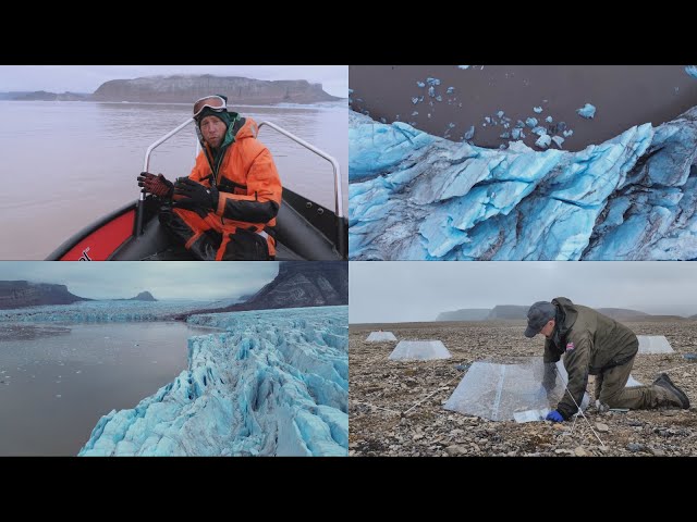 ⁣Summer in Svalbard: Ice scientists fighting against warmest season on record | ITV News