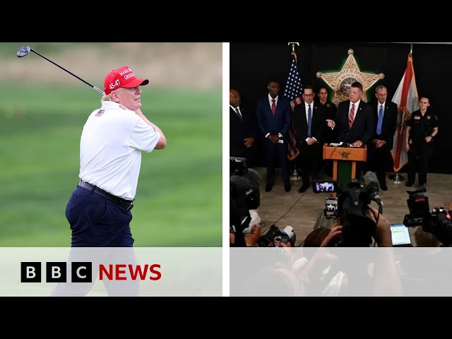 ⁣FBI gives update after apparent assassination attempt against Donald Trump | BBC News