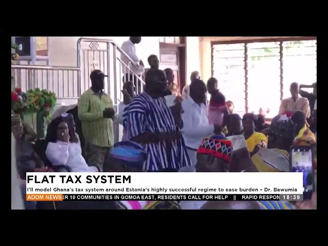 ⁣I'll model Ghana's tax system around Estonia's highly successful regime to ease burde