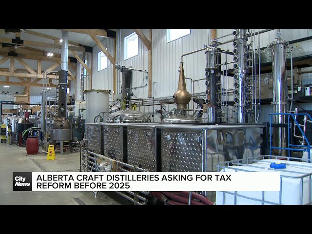 ⁣Association calling for change on how craft distilleries are taxed in Alberta.