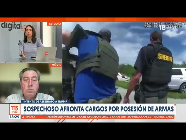 ⁣Sospechoso de ataque en a Trump afronta cargos por posesión de armas