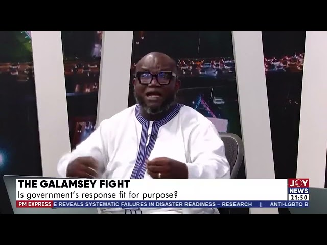 ⁣#NoToGalamsey: Politicians must unite to fight this issue - Dr. Ken Ashigbey