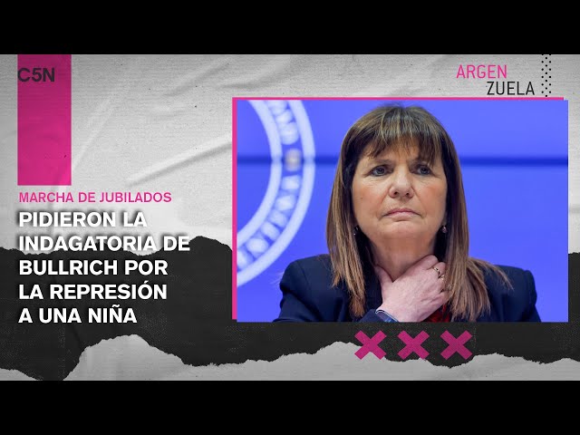 ⁣Pidieron la INDAGATORIA de BULLRICH por la NENA rociada con GAS LACRIMÓGENO