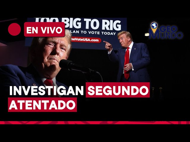 ⁣Donald Trump nuevamente fue blanco de lo que parece ser un intento de asesinato | Geomundo