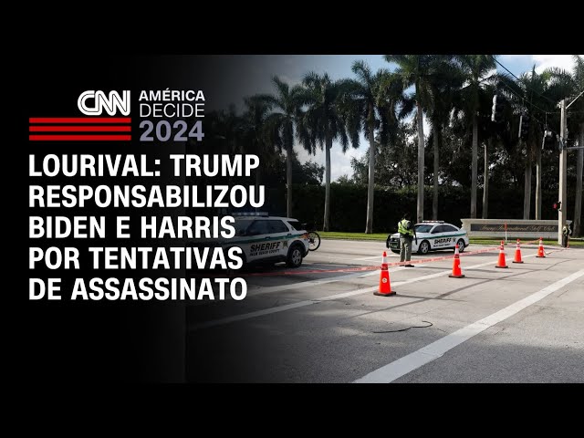 ⁣Lourival: Trump responsabilizou Biden e Harris por tentativas de assassinato | CNN Prime Time