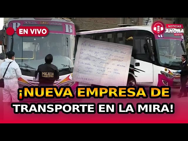 ⁣⚠  Buses de transporte público en la mira de los extorsionadores: choferes temen ser atacados