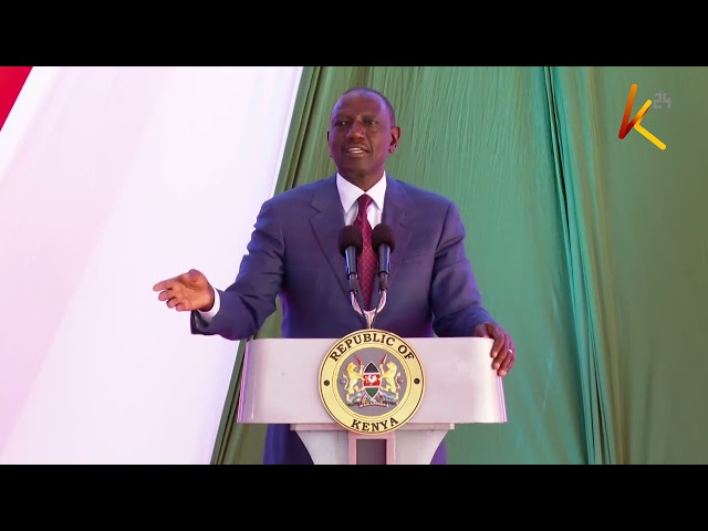 ⁣Rais Ruto aonya viongozi na watu binafsi dhidi ya kuteka nyara mpango wa kusafisha mto Nairobi