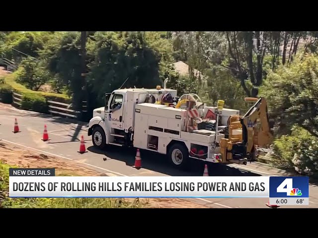 ⁣More than three dozen homes without gas in Rolling Hills