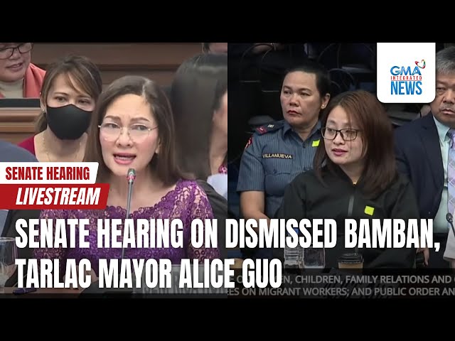 ⁣GMA Integrated News Live: Senate Hearing on Alice Guo