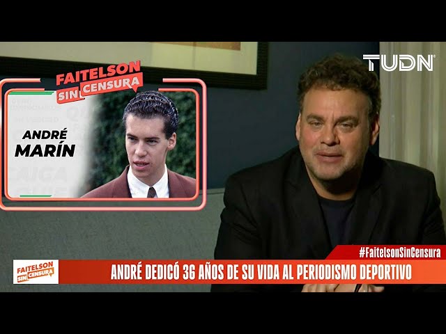 ⁣David Faitelson se despide de Andre Marin, su compañero durante 35 años | TUDN