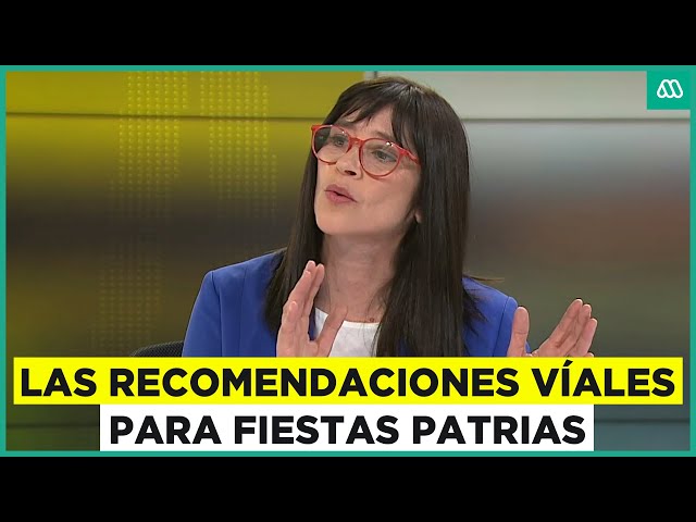 ⁣Natalia Riffo habla de las celebraciones patrias y la seguridad vial