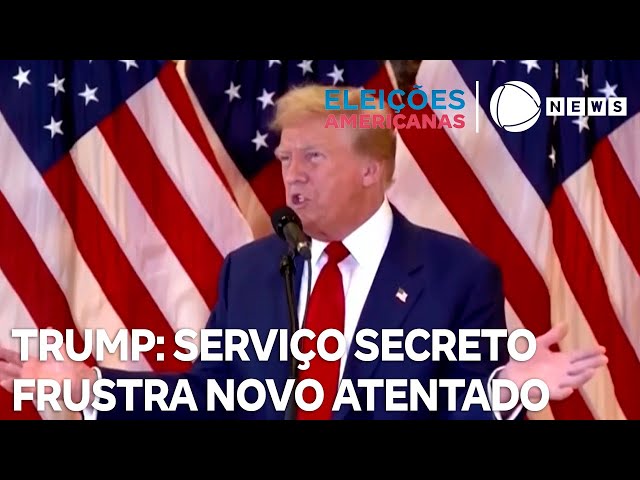 ⁣Serviço Secreto frustra novo atentado contra Donald Trump