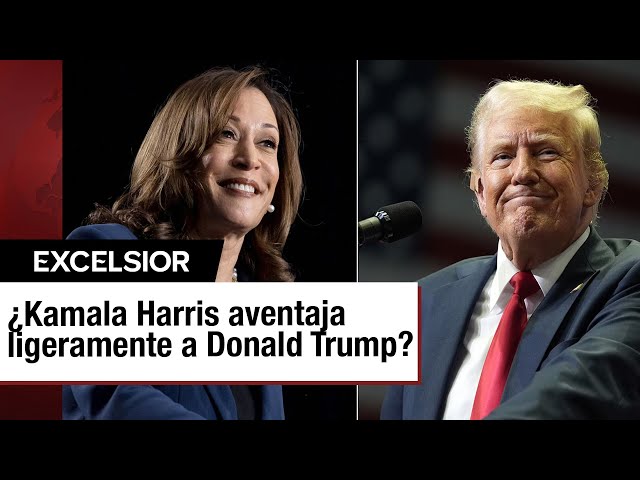 ⁣Harris lidera la batalla electoral contra Trump a dos meses de las elecciones