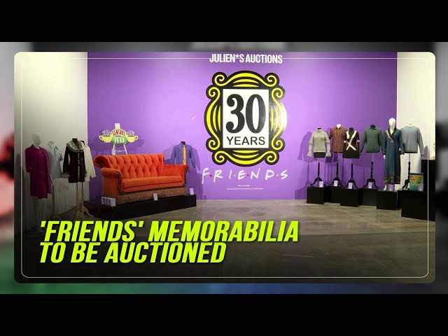 ⁣'Friends' memorabilia up for grabs in 30th anniversary auction | ABS-CBN News