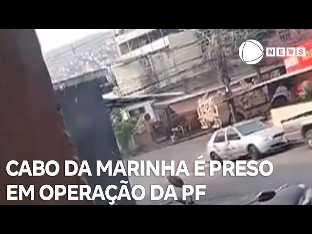 ⁣Cabo da Marinha é preso em operação da Polícia Federal