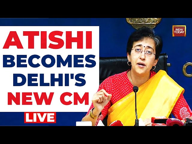 ⁣Atishi LIVE News: Atishi Becomes Delhi's New CM, Arvind Kejriwal Set To Resign | India Today LI