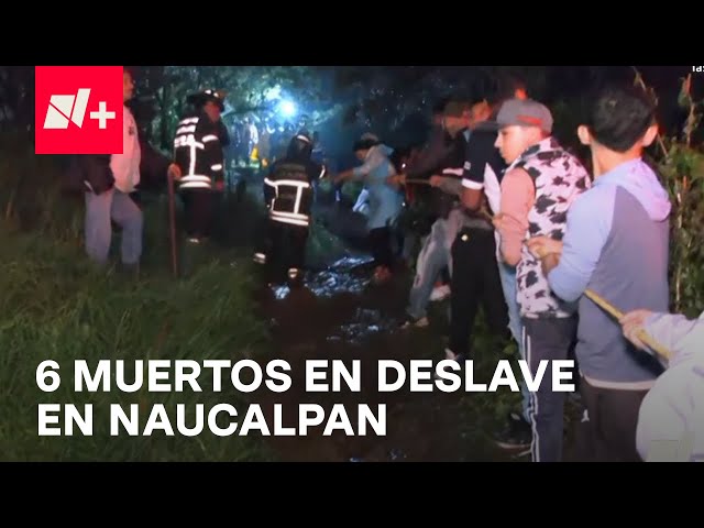 Deslave en Naucalpan: Al menos 6 personas muertas - En Punto