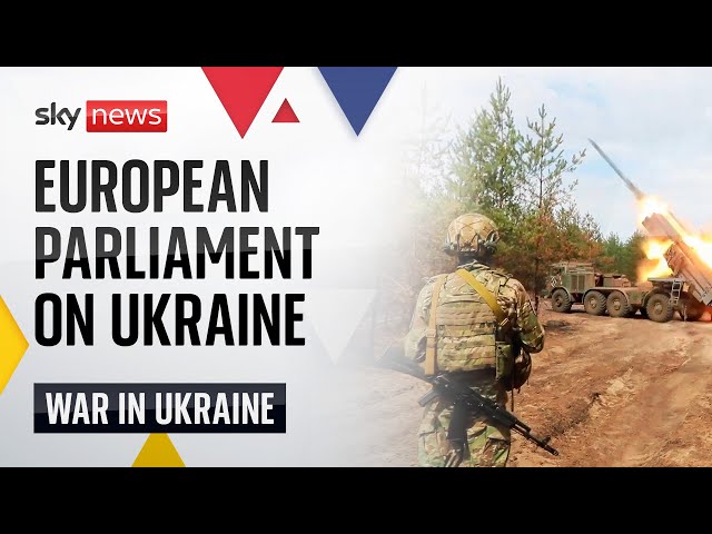 ⁣Watch live: European Parliament holds session on Ukraine