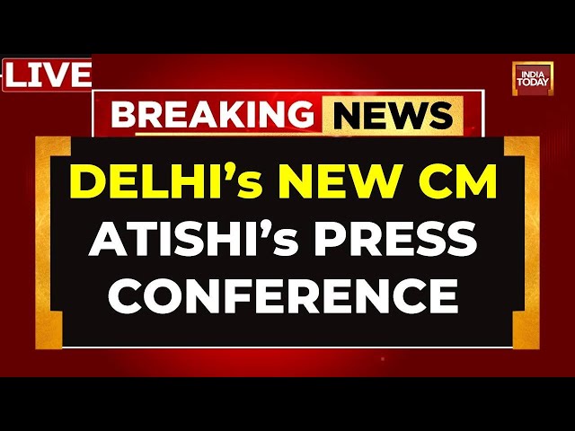 ⁣Atishi Press Conference LIVE: Delhi's New CM Atishi's 1st Press Conference LIVE | Arvind K