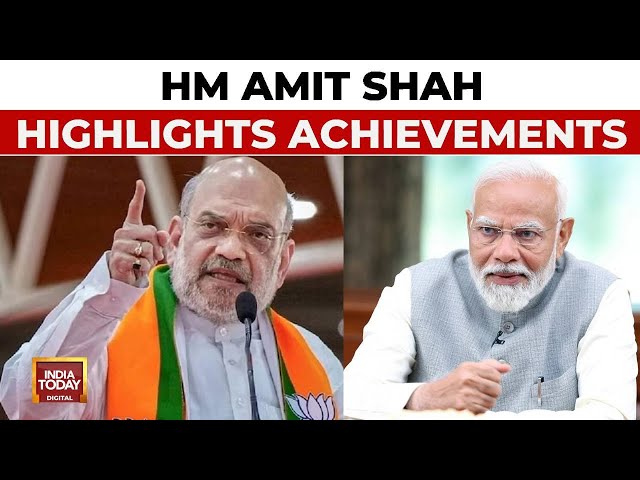 ⁣Amit Shah On 100 Days Of Modi 3.0: HM Speaks On Caste Census, Clears Air On 'One Nation One Pol