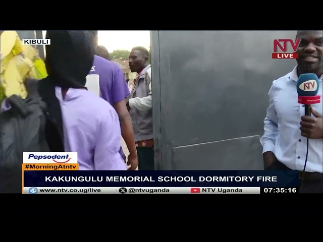 ⁣Fire at Kakungulu Memorial School dormitory injures one | ONTHEGROUND