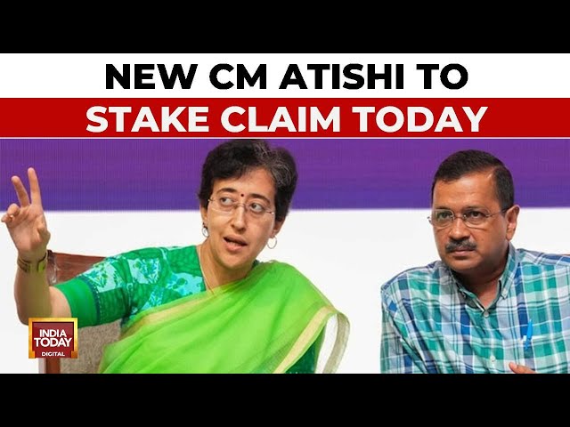 ⁣Delhi's New CM Atishi To Stake Claim Today As Arvind Kejriwal Resigning As CM Shortly | India T