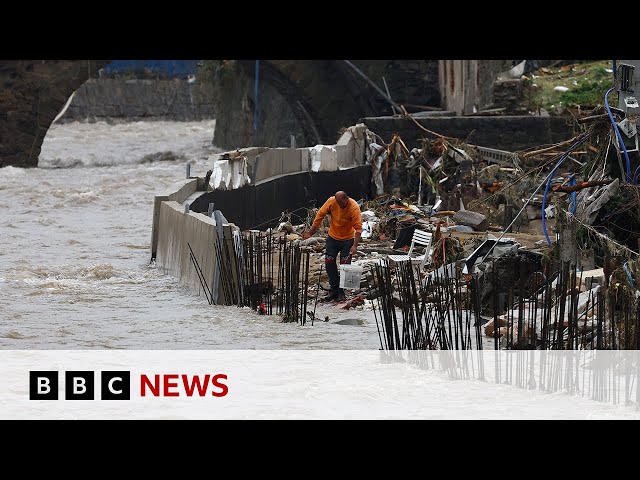 ⁣Deadly floods continue to threaten central Europe | BBC News