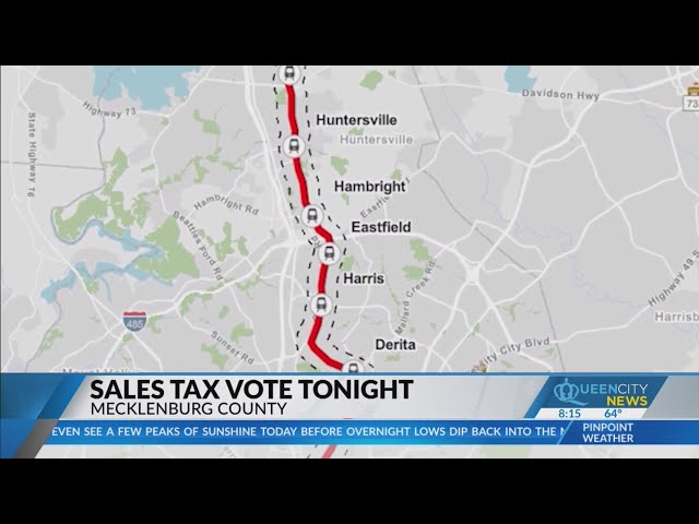 ⁣Meck Co Commissioners voting on tax for Red Line project