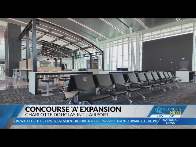 ⁣CLT Airport's Councourse 'A' Expansion is now open