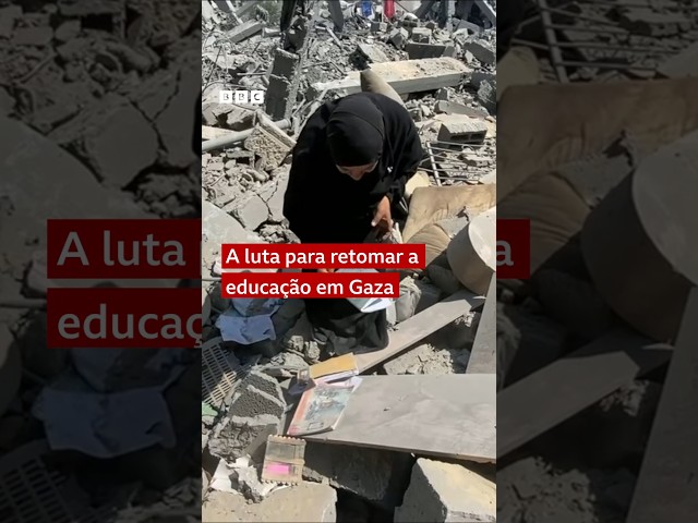 ⁣Em Gaza, 625 mil estudantes estão sem aula, e 70% da infraestrutura escolar foi destruída, diz a ONU