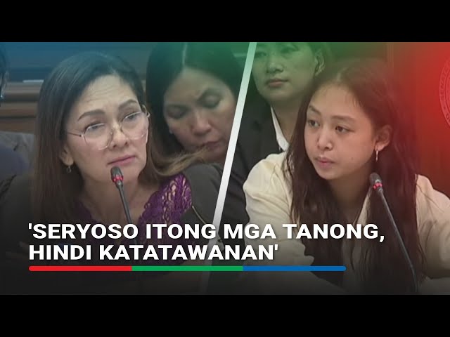 ⁣'Sumagot kayo nang maayos!' Cassandra Ong reprimanded by Hontiveros at Senate hearing