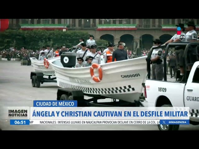 ⁣¡Ángela Aguilar y Christian Nodal son captados en el Desfile Militar! | Noticias con Francisco Zea