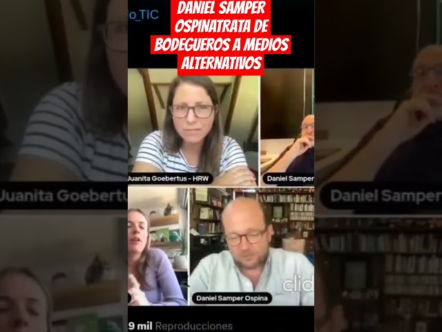 ⁣DANIEL SAMPER OSPINATRATA DE BODEGUEROS A MEDIOS ALTERNATIVOS