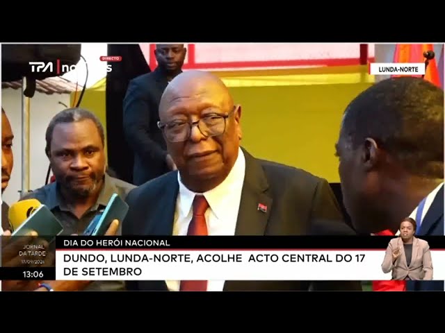 ⁣Dia do Herói Nacional   Dundo, Lunda Norte, acolhe acto central do 17 de Setembro