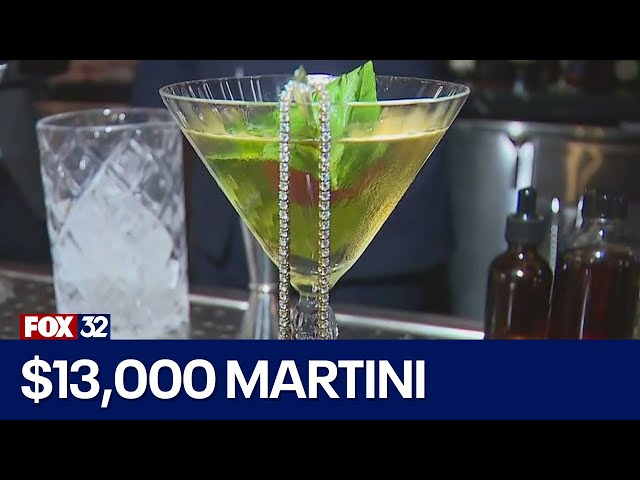 ⁣Chicago's most expensive martini will only set you back $13,000