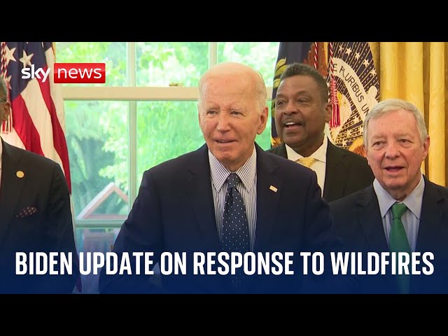 ⁣Watch live: US President Joe Biden takes part in briefing on the ongoing wildfire season response