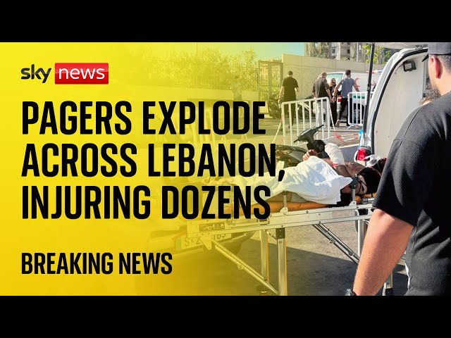 ⁣BREAKING: Pagers explode across Lebanon, injuring dozens of people including Hezbollah members