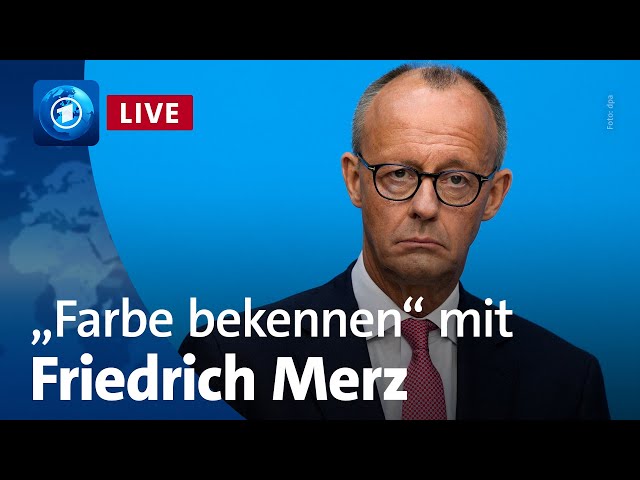 ⁣Friedrich Merz zur Kanzlerkandidatur | „Farbe bekennen“