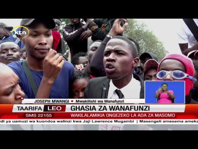 ⁣Wanafunzi wa Chuo kikuu cha Multimedia waandamana wakilalamikia Usafi chuoni