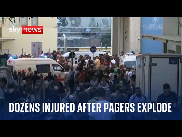 ⁣Beirut live: Pagers explode across Lebanon, injuring dozens of people including Hezbollah members