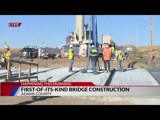 ⁣First-of-its-kind bridge being built in Adams County