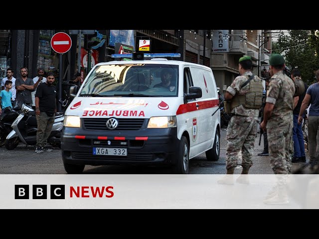 ⁣Hundreds of Hezbollah members reportedly injured by exploding pagers | BBC News