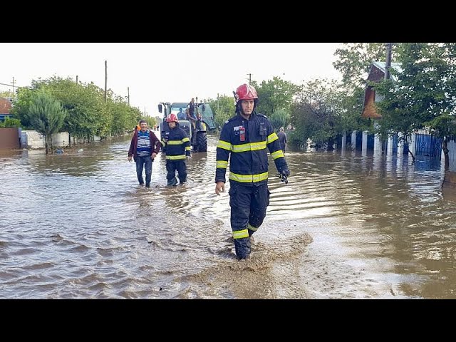 ⁣Roumanie : la région de Galati fortement impactée par la dépression Boris