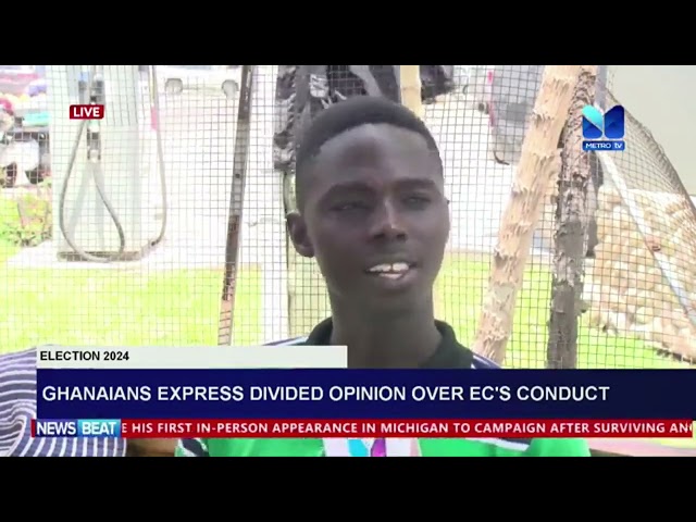 ⁣Ghanaians express divided opinion on EC's conduct