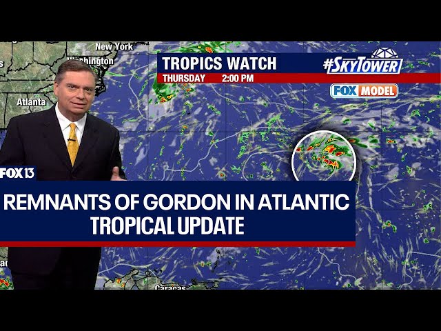 ⁣Remnants of Gordon in Atlantic